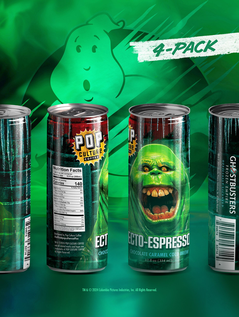 4 PACK Ghostbusters | Ecto-Espresso Chocolate Caramel Cold Brew