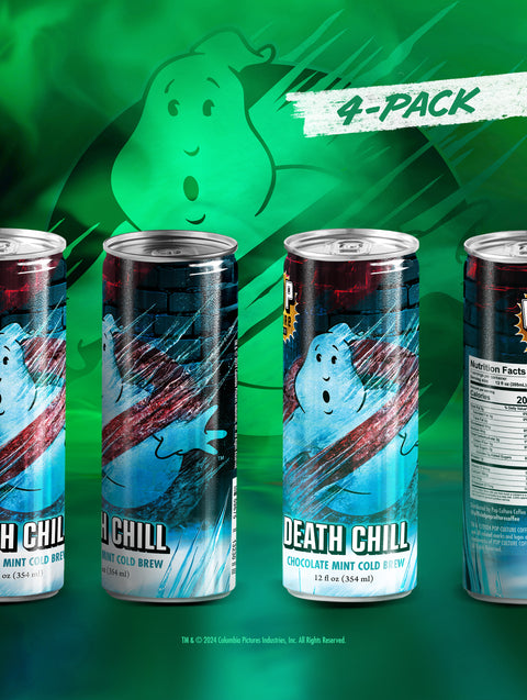 4 PACK Ghostbusters | Chocolate Mint Death Chill Cold Brew