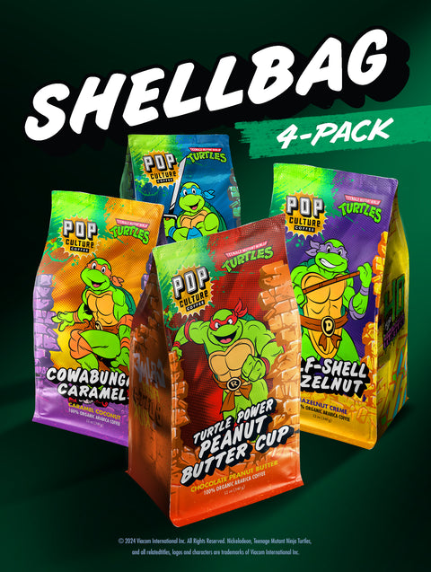 4 PACK TMNT | Shellbag Bundle Coffee Bags